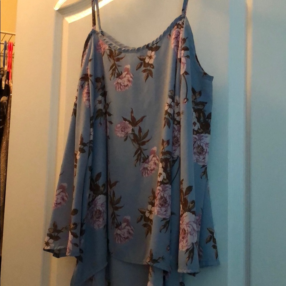 Cold shoulder blouse